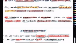 L1 - General principles of GIT function and it is nervous regulation￼