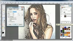 GIMP Tutorial - Turn Photo into Soft Colour Pencil Drawing