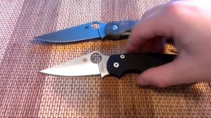 Моё мнение  о Spyderco military и Spyderco Paramilitary 2