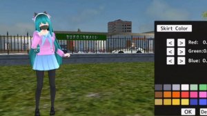 как сделать свою одежду в school girl simulator без модов