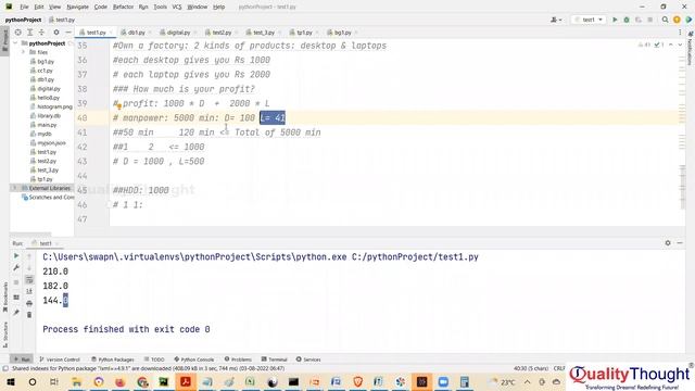 Inequality Problems in Python  - Data Science with Python Tutorial for Beginners | Session - 29