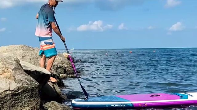 Небольшой тест доски redpaddle sport 11'3 purple смотреть онлайн