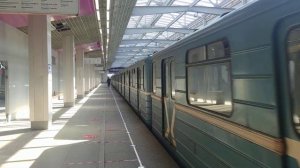 Метросостав 81-714.5/81-717.5М"Номерной" ММЗ/МВМ поездом №17