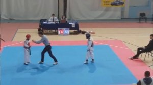 Taekwondo /Мальчик 9 лет сальто в голову/The 9 year old boy flip in head