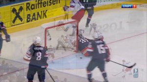 хоккей Россия- США 6:1  ЧМ 2014 как наши американцам кузькину мать показали прикольная озвучка