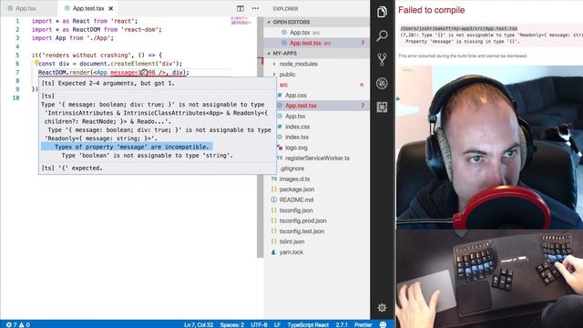 Using Typescript with Create React App смотреть онлайн