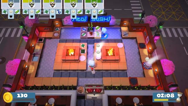 Overcooked 2 Ep.2- Kevin 1, 1-4,5,6- kobe! (2 player gameplay) смотреть онлайн