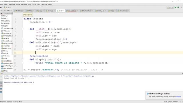 Python Class Tutorial Day 2: Class and Objects