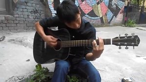 Кино  Перемен Cover Кореец играет на историческом месте