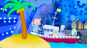 Спокойной ночи, малыши! Трусливый поросенок