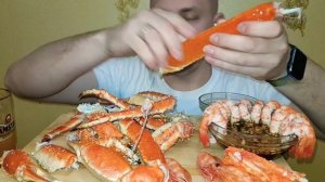Мукбанг/Морепродукты /Краб/Креветки/Mukbang/Seafood #mukbang #краб #креветки#мукбанг#먹방