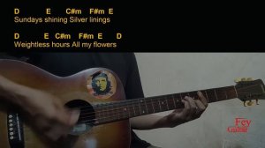 Depeche Mode - Ghosts Again Guitar Chords cover
