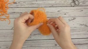 Вязаный кот спицами | пряжа Хлопок Травка