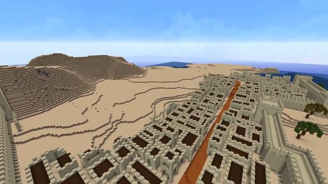 Ancient Desert City Minecraft Timelapse смотреть онлайн