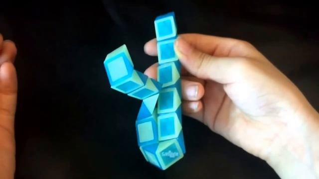 Rubik's Twist Or Smiggle Snake Puzzle SLOW Tutorial: How to Make a Swan Shape Step by Step смотреть онлайн