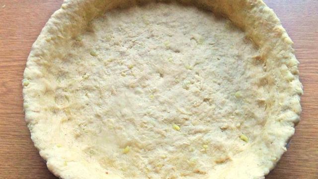 Сырный киш на картофельном тесте
