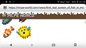 Minecraft Pe news 0.11.0[Рыбалка]!!!!!!