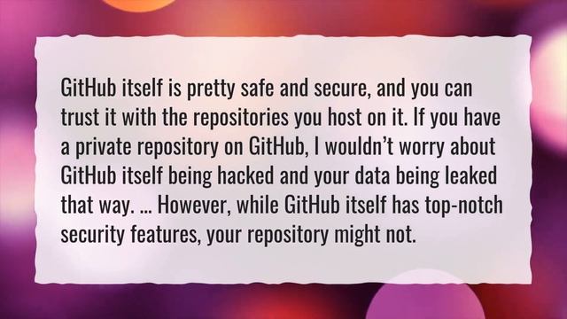 Are GitHub downloads safe? смотреть онлайн