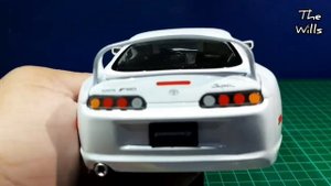 Bahan Custom banget..Brian's Toyota Supra white Fast & Furious 7 Jada Toys scale 1/24