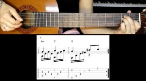 Буду ждать тебя (из к/ф Шербурские зонтики) | На гитаре + разбор