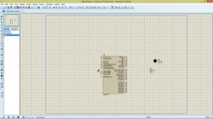 SIMULATION IN PROTEUS USING PIC16F877A  AND MIKRO C