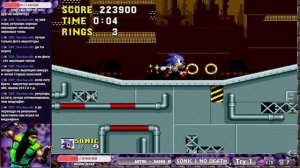 СОНИК 1 БЕЗ СМEРТЕЙ | SONIC 1 NO DЕATH | #sonicthehedgehog #nodeath #прохождение #sega #retro #сега