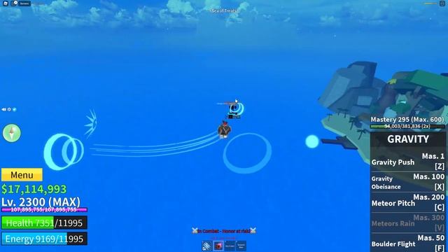 Blox Fruits - Gravity Hunting『Gravity + Eclaw Oneshot Combo』+ Dough Giveaway