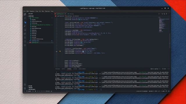 Login Page Java ( Front-end ) смотреть онлайн