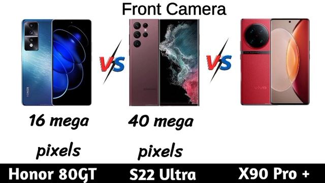 Honor 80 GT vs Galaxy S22 Ultra vs Vivo X90 Pro Plus Comparison смотреть онлайн