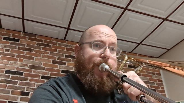 Paganini's Caprice No. 24 Variations 1-4- Will Gamache, bass trombone смотреть онлайн