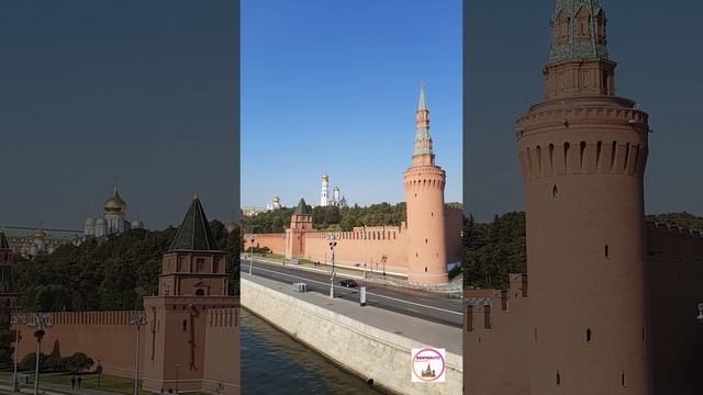 Прогулка по Москве. Вид на Кремль и Красную площадь.