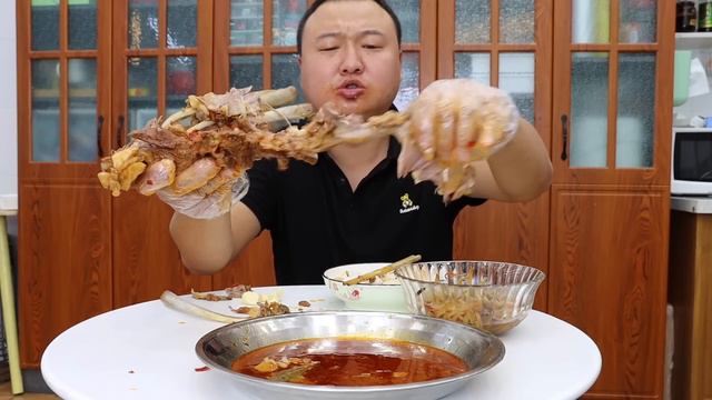 岳父送十几斤羊排，阿强做“红焖羊排”，软烂脱骨大口撕着吃真过瘾｜Mukbang【cram阿强】