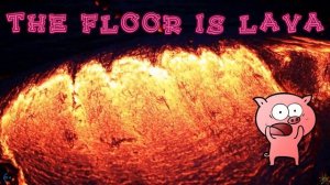 PIGGY! PIGS FLOOR IS LAVA GAME. EXERCISE BRAIN BREAK FOR KIDS ACTIVITY FUN LIKE FREEZE DANCE.