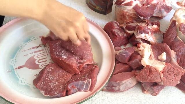 Покупка мяса и как я его подготавливаю для приготовления.(Вкусно и полезно)