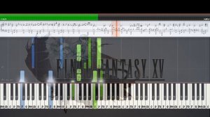 Dining Car in Piano - Final Fantasy XV - Synthesia