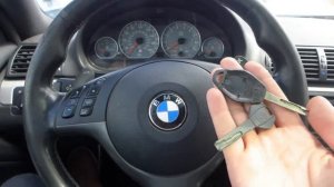 БМВ М3 е46 сделали дубликат чип ключа зажигания в Минске