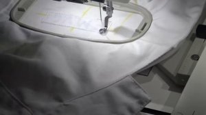 Janome memory craft 550e embroidery machine - difficult organza fabric  NAME  NOMBRE EN BATA ESCOLA