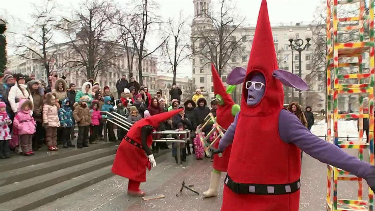 Последние выходные в Москве работает праздничный фестиваль "Путешествие в Рождество"