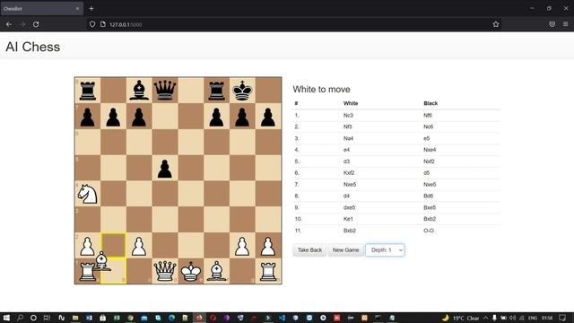 Artificial Intelligence Project Chess Game Python Flask with Source Code