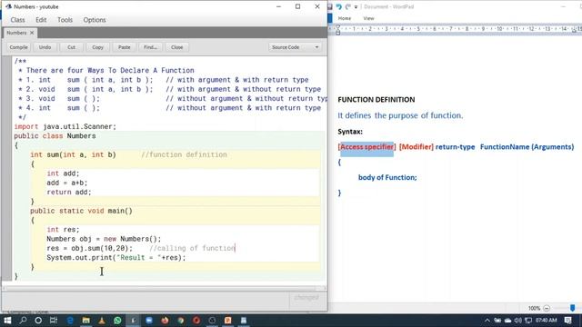 Lecture 2 - User Defined Methods in Java icse class 10 | P2 | How to create User Defined Function