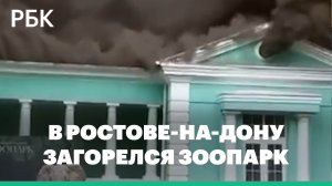 В Ростове-на-Дону загорелся зоопарк