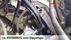 Установка ГБО Газель цельнометаллическая, пасажирская баллон спарка 87 л.