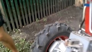 Картофелекопалка к мотоблоку Мотор Сич своими руками (переделанная)