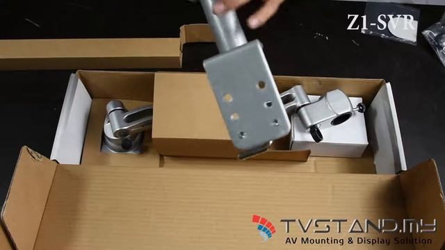 Unboxing | Monitor Arm (Desk Mount) with 4-Port USB Hub Silver Upto 13" - 32" - Z1-SVR/BLK смотреть онлайн