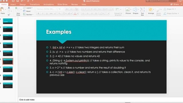Java 8 features