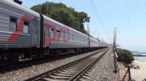 2ЭС4К-081 с поездом №462 Адлер — Уфа