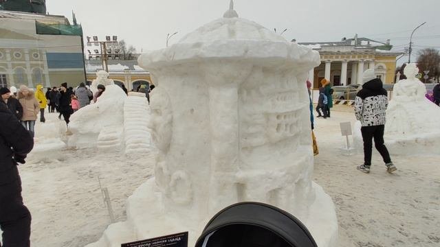 Фестиваль Скульптур из снега в Костроме 2023 г. Участник 27