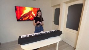 Распаковка электронного рояля Yamaha P-45B. Цены, первое впечатление, параметры