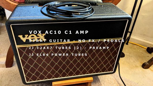 VOX AC10 C1 - STRAT - JJ TUBES смотреть онлайн