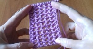 Ажурный узор "Решетка"